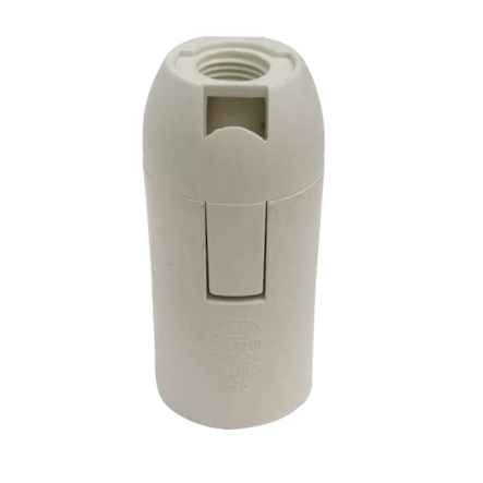 Патрон Е14, пластик, подвесной, белый, Е14Н10П-004 - 1