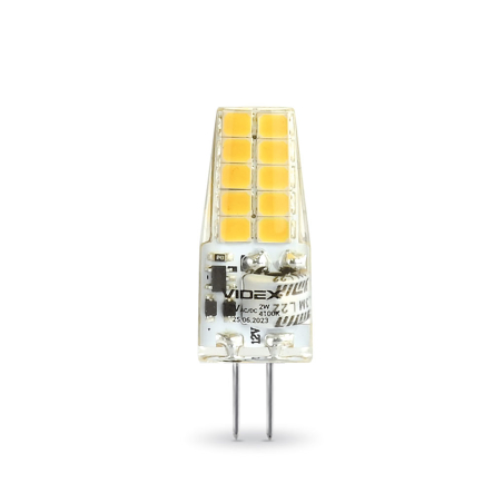 Лампа LED VIDEX VL-G4C-02124, 2W, 4100K, G4e,12V, 230 Lm, капсульная