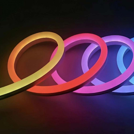 Лента RGB неоновая с пультом, 5 м, 150 LED управление через приложение