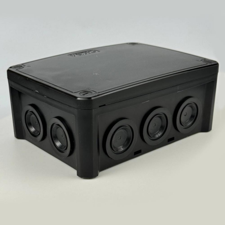 Коробка распределительная СКІМ B1102013, 163х123х68 (К160B), IP66, чёрная
