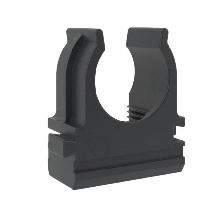 Держатель Днепр d 32мм, черный (уп.25) - 1