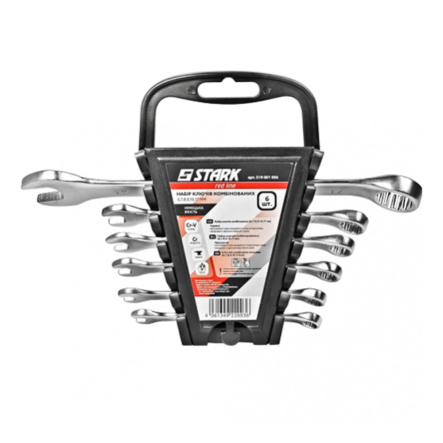Набір ключів комбінованих Stark 6 шт (6-10,17мм) 519001006 - 1