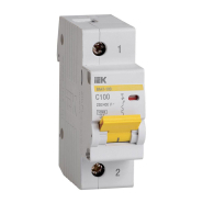 Автоматический выключатель 1P, C100A, 10kА, UEC ВА47-100, MVA40-1-100-C-U
