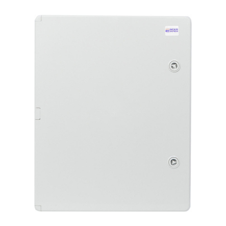 Корпус АБС-пластик АСКО-Укрем, ударостойкий, с монтажной панелью, непрозрачные дверки, 35*50*19, ІР65, A0270010019