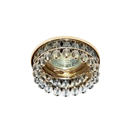 Светильник точечный Feron CD2130, MR16, GU5.3, 50W, прозрачный/золото - 1