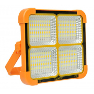 Прожектор LED Luxel переносний автономний із сонячною панеллю 20W, IP66, 6500K-4000K-3000K, SFLP-20