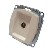 Механизм розетки TV слоновая кость, АСКО-УКРЕМ, PBtv-1-0v-I