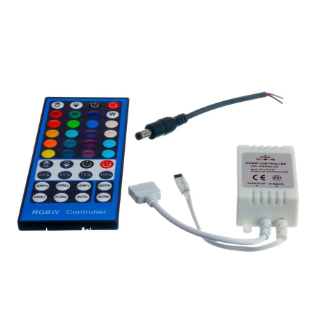 Контроллер для светодиодной ленты RGBW 8А инфракрасный 40 кнопок 96W/12-24V AVT