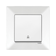 Кнопка дзвінка VIKO Meridian, 90970006-WH, білий