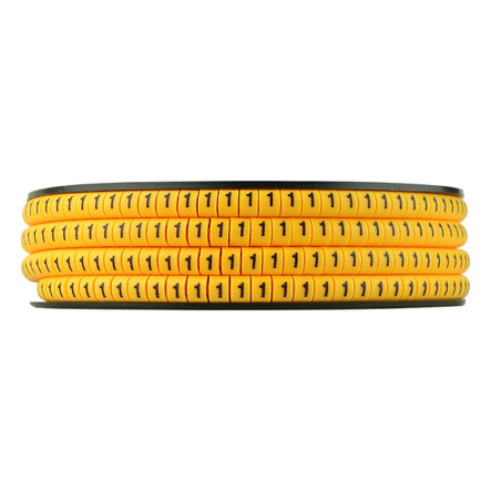 Кабельный маркер АСКО-УКРЕМ ЕС-1 1,5-3,5 кв.мм символ "1", A0150080017 - 2