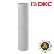 Муфта труба-труба з обмежувачем d63 мм, IP 40, ДКС, 54963