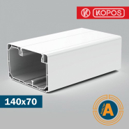 Короб KOPOS РК 140х70 D парапетный для кабеля, PK 140X70 D_HD