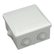 Коробка розподільна PAWBOL S-BOX 036, 80х80х40, IP44, сіра