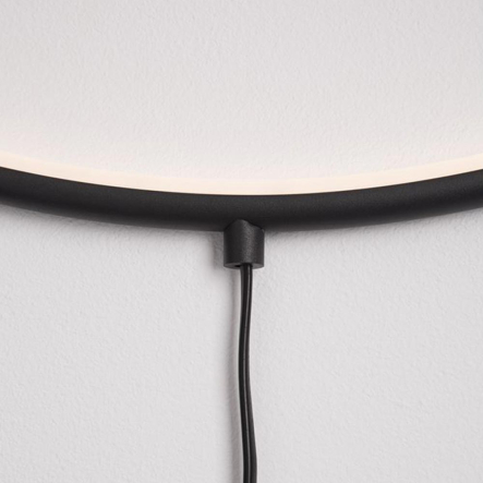 Бра светодиодное Nova Luce Ring Sandy Black Alu&Acrylic18W, 230V, 3000K, 45x2 см, 9108312