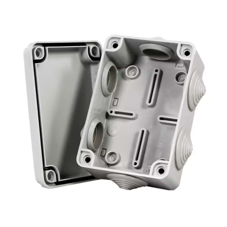 Коробка распределительная PAWBOL S-BOX 206, 120х80х50, IP55, серая, 6 сальников