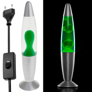 Світильник-нічник Лава, лампа 37см, 25Вт, 220В, зелений