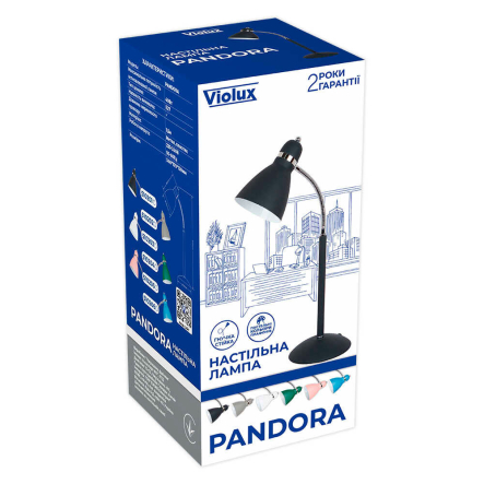 Настольная лампа VIOLUX PANDORA Е27 синий, 510206