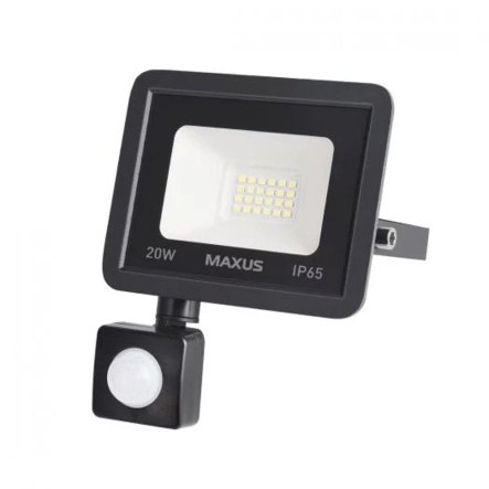 Прожектор MAXUS FL-04 20W 5000K sensor, 1-MFL-04-2050s