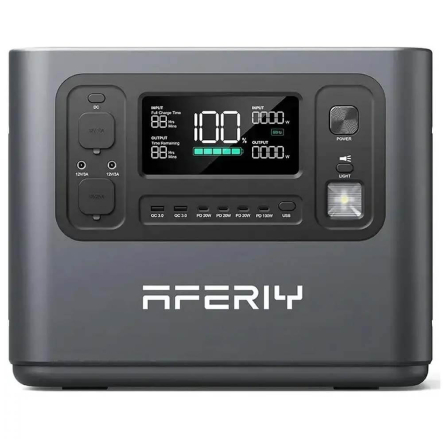 Зарядная станция 1200 Вт, 1008 Вт*ч, ( 45 Ач/22,4 В), LiFePO4, MPPT 11.5-50 В, 20 А, 13 кг, Aferiy AF-P110-E - 3