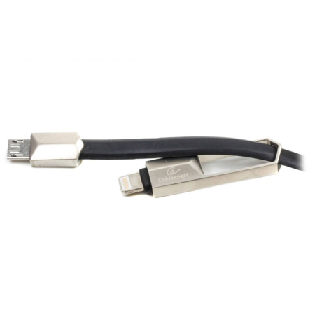 Кабель Cablexpert CCPB-ML-USB-05BK USB 2.0  А-тато/Lightning/Micro USB, 1.0 м