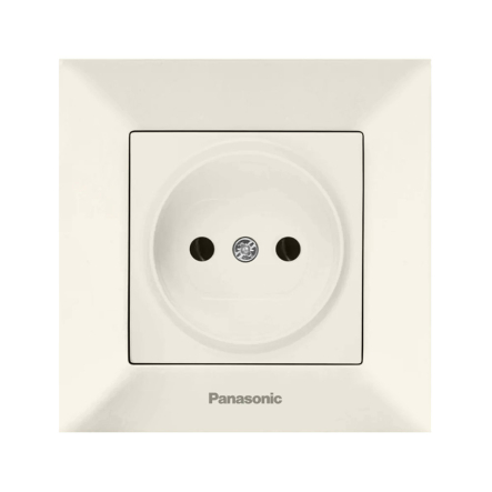Розетка Panasonic Arkedia Slim, крем, 02012BG - 1