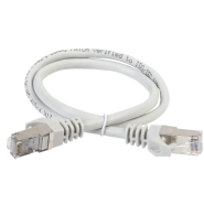 Шнур коммутационный (патч-корд), кат.6 FTP, LSZH, 1м, серый