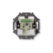 Механизм розетки телефонной двойной