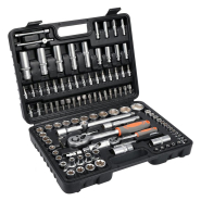 Набір торцевих головок, насадок квадрат 1/2&quot; з інструментами (108 шт.)