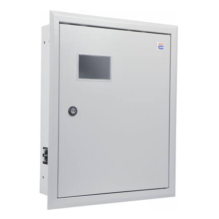 Щит учёта металлический АСКО-Укрем, 555x345x122, IP31, встроенный, серия UBox, A0260030003 - 1