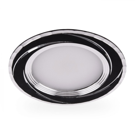 Светильник светодиодный FERON AL777, 5W, 4000K, 400Lm, круглый, встраиваемый, 93х28мм, черный, 4930 - 1