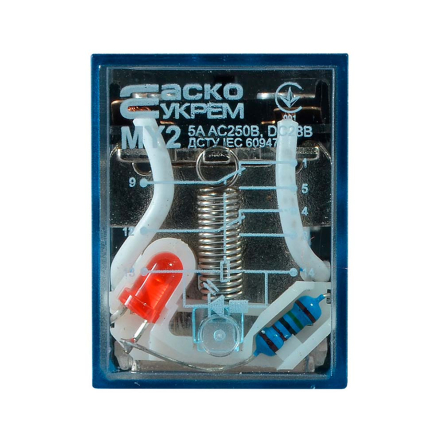 Реле промежуточное АСКО-УКРЕМ MY2 АC 24, 7539, A0090010006