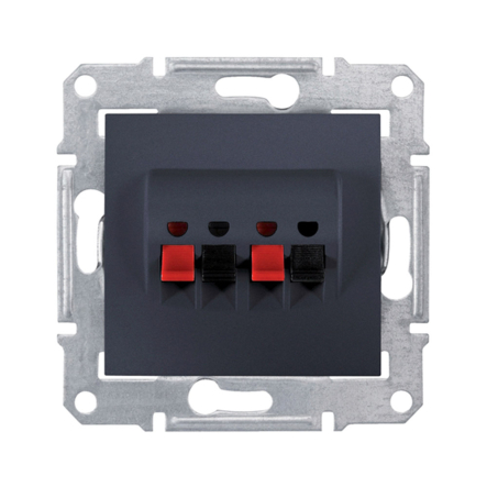 Розетка аудио Schneider Electric Sedna, графит, SDN5400170 - 1