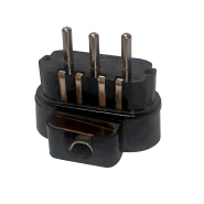 Вилка L трифазна із заземленням та нульовим контактом