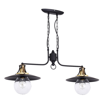 Подвес LUMINEX Cancun 7709, 2хЕ27х 60 Вт, D 82 см, H 52-70 см - 1