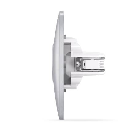 Розетка VIDEX BINERA, SAT одинарна супутникова, срібний шовк, VF-BNSK1SATE-SS - 6