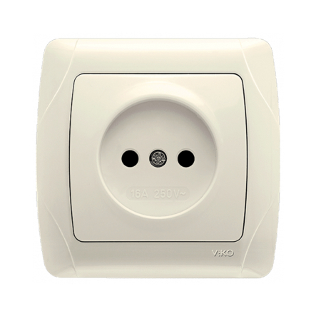 Розетка VIKO CARMEN, 90562007, крем - 1