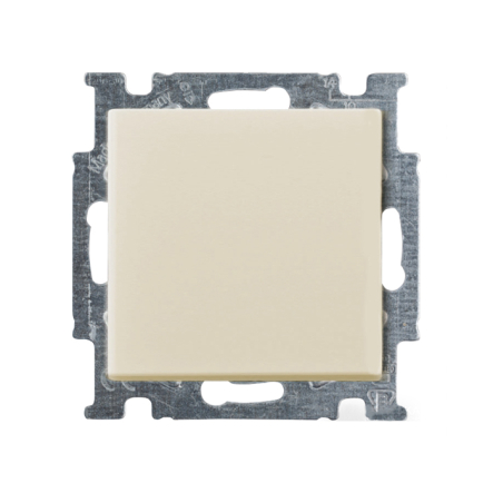 Выключатель одноклавишный проходной ABB Basic 55, 2006/6 UC-92-507, слоновая кость - 1