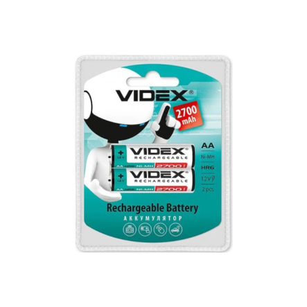 Акумулятор VIDEX R6, AA, 2700 мАч, 23342 - 1