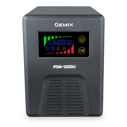 ИБП  PSN-1200U  Gemix чистая синусоида-01