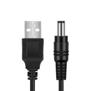 Кабель для роутера USB від павербанку 12V, 5,5x2,1mm