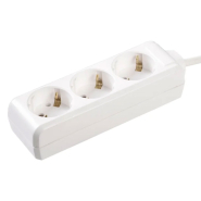 Удлинитель UEC STANDART 3 гнезда 3м 2P+PE 3*1мм 16A П03, WYP10-16-03-03-G-N-U