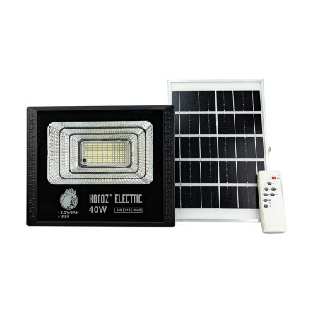 Прожектор светодиодный HOROZ, TIGER-405, с солнечной панелью, SMD, 40W, 6400K, 068-012-0040-010 - 1