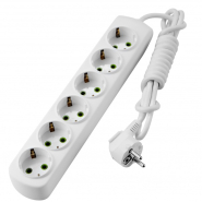 Удлинитель Lezard Letitia 6 гнезд 2м с заземлением, 721-0602-601