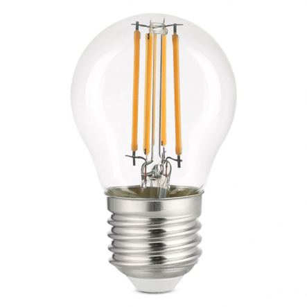 Лампа LED Ardero LB-202, 5,4W, 4000K, E27, 230V, G45, filament - 2
