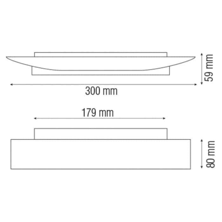 Светильник настенный Horoz Electric, RODOS, SMD, 6W, 4000К, 340Lm, 029-004-0006-010