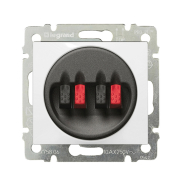 Розетка для акустических систем двойная LEGRAND Valena, 774424, белая