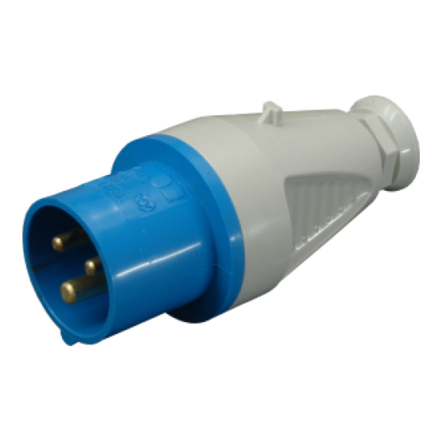 Вилка силова SEZ IV 3232, IP 44, 32A, 250V, 3n - 1