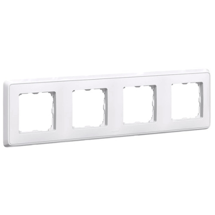 Рамка 4 поста Legrand Cariva, 773654, біла - 1