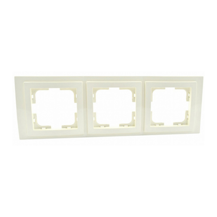 Рамка 3-а, Mono Electric, DESPINA, крем, 102-170000-162 - 1