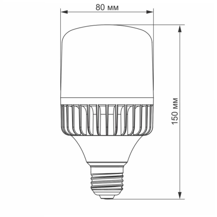 Лампа LED VIDEX 30W 5000K E27 220V A100